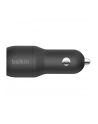 Ładowarka samochodowa Dual  USB-A Car Charger 12W x2 czarna - nr 31
