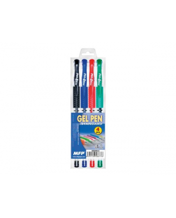 Długopisy żelowe MFP 4 kolory