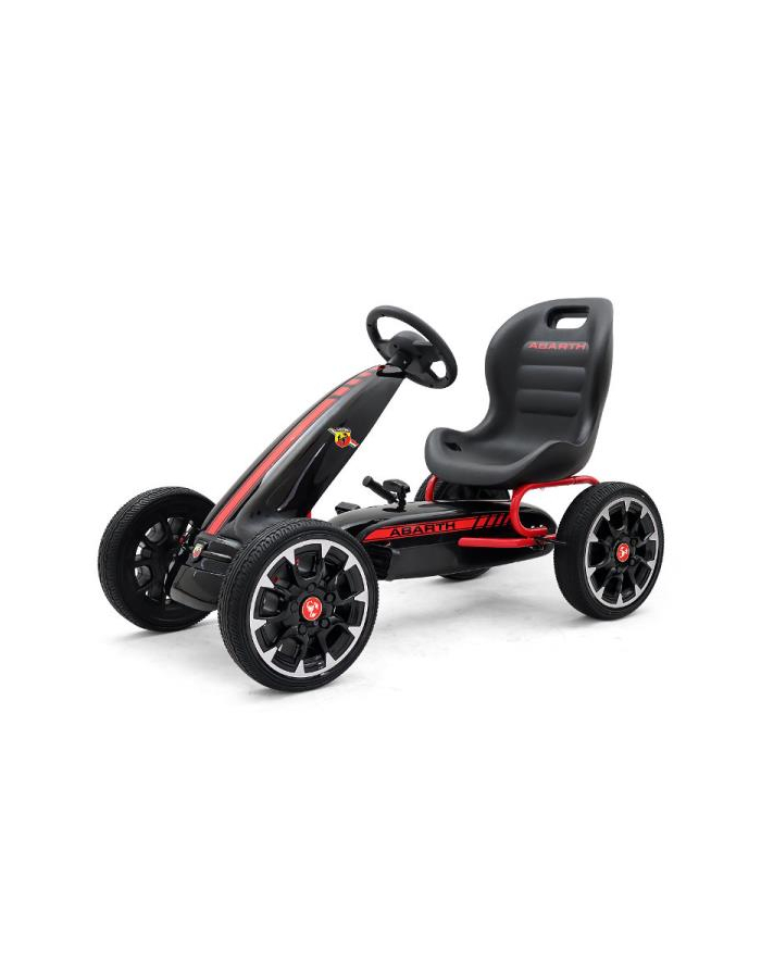 Gokart na pedały Abarth czarny 3174 Milly Mally główny