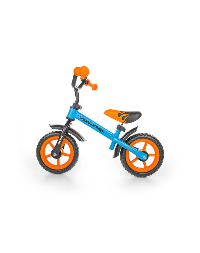 Rowerek biegowy Dragon niebiesko-pomarańczowy MILLY MALLY główny