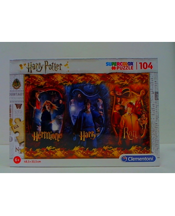 Clementoni Puzzle 104el Hermione, Harry, Ron. Harry Potter 61885