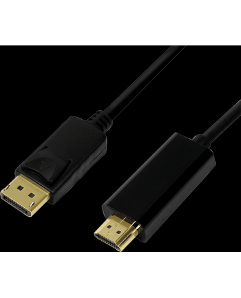 logilink Kabel DisplayPort 1.2 do HDMI 1.4, 2m Czarny