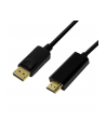 logilink Kabel DisplayPort 1.2 do HDMI 1.4, 2m Czarny - nr 1