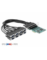 DeLOCK DeLOCK PCIe card> 8xSeriell RS-232 DB9 interface card - nr 4