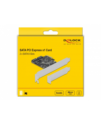 DeLOCK 2 Port SATA PCI Express card adapter