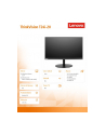 lenovo Monitor 23.8 ThinkVision T24i-20 WLED LCD 61F7MAT2EU - nr 2