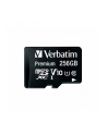 verbatim Micro SDXC 256GB class 10 UHS-1 + Adapter SD - nr 25