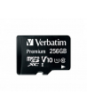 verbatim Micro SDXC 256GB class 10 UHS-1 + Adapter SD - nr 28
