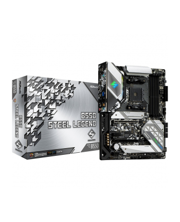 asrock Płyta główna B550 Steel Legend AM4 4DDR4 HDMI/DP M.2 ATX