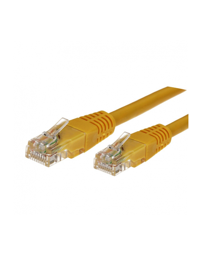 tb Patchcord kat.6A RJ45 UTP 2m. żółty główny