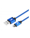 tb Kabel USB-Micro USB 2 m niebieski sznurek - nr 1