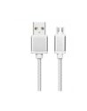 tb Kabel USB-Micro USB 2 m srebrny sznurek - nr 3