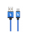 tb Kabel USB-USB C 2 m niebieski sznurek - nr 3