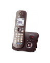 Panasonic KX-TG6821GA, analog telephone (brown, a handset with answering machine) - nr 1