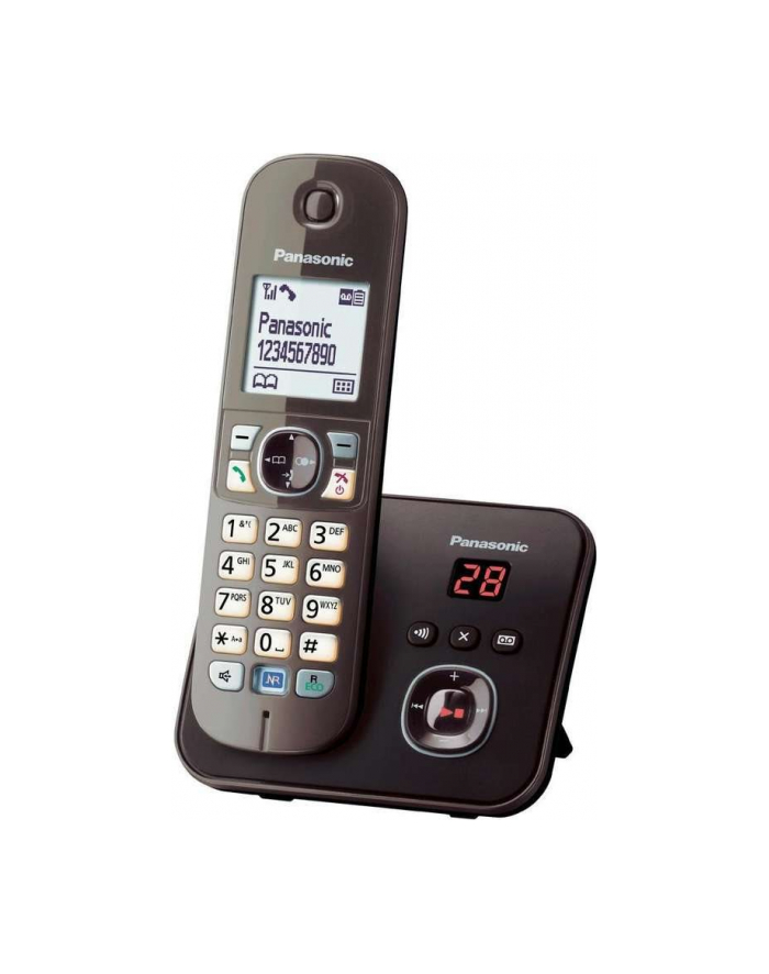 Panasonic KX-TG6821GA, analog telephone (brown, a handset with answering machine) główny