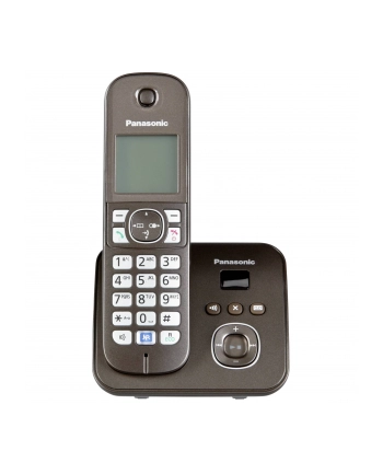 Panasonic KX-TG6821GA, analog telephone (brown, a handset with answering machine)