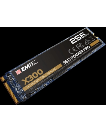 Emtec X300 M.2 SSD Power Pro 256 GB, Solid State Drive (M.2 2280, NVMe PCIe Gen 3.0 x4)