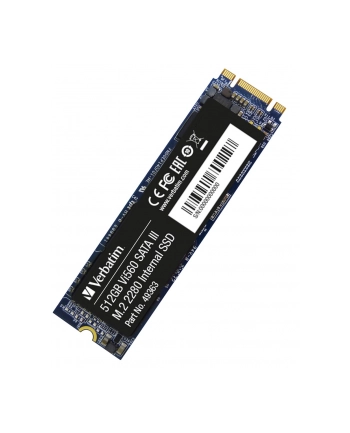 Verbatim Vi560 512 GB Solid State Drive (SATA 6 Gb / s, M.2 2280)