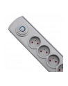 qoltec Listwa antyprzepięciowa 5 gniazd | 3m | szara - nr 2
