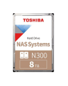 Toshiba N300 NAS Systems 8TB, SATA 6Gb/s, bulk (HDWG180UZSVA) - nr 25