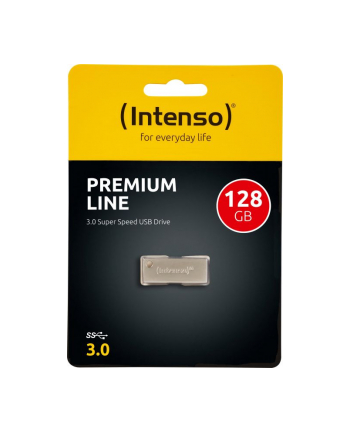 Intenso PREMIUM LINE 128GB, USB stick (silver, USB-A 3.2 (5 Gbit / s))