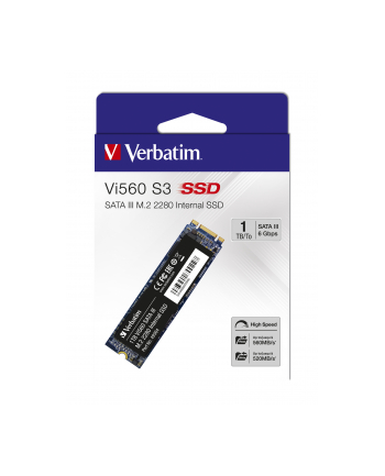 verbatim Dysk wewnętrzny VI560 S3 SSD 1TB M.2 2280 PCIE