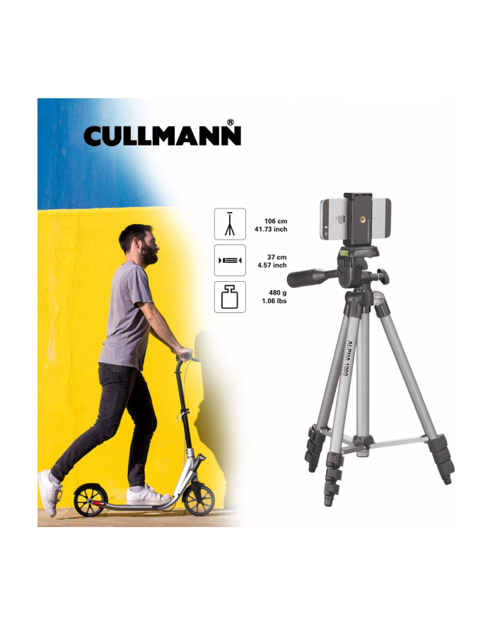 Cullmann Alpha 1000 Mobile, tripods and accessories (aluminum / black) główny
