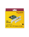 DeLOCK PCIe> 1x USB C + 1x USB A, USB controller - nr 16