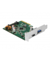 DeLOCK PCIe> 1x USB C + 1x USB A, USB controller - nr 32