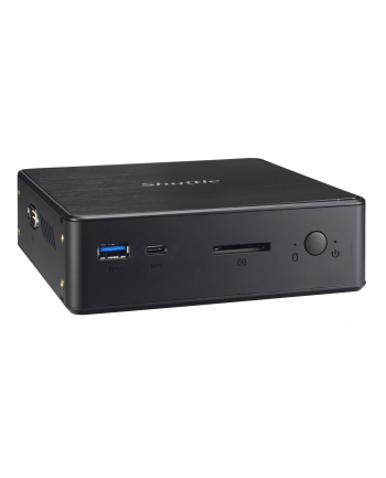 Shuttle NC10U including Intel Celeron 4205U, barebones (black)