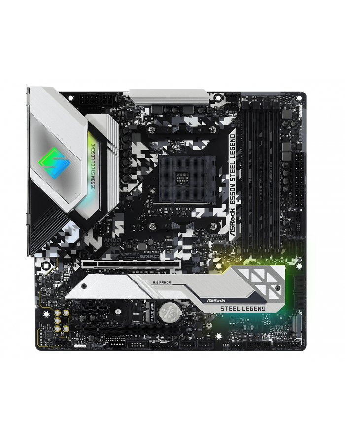 asrock Płyta główna B550M Steel Legend AM4 4DDR4 HDMI/DP M.2 mATX główny