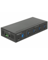 DeLOCK external industrial hub 4 x USB 3.0 Type-A, USB hub (black) - nr 6