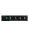 DeLOCK external industrial hub 4 x USB 3.0 Type-A, USB hub (black) - nr 9