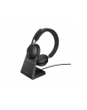 Jabra Evolve2 65, headset (black, Microsoft Teams, USB-A, charging station) - nr 1