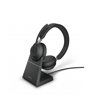Jabra Evolve2 65, headset (black, Microsoft Teams, USB-A, charging station)