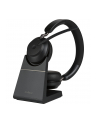 Jabra Evolve2 65, headset (black, Microsoft Teams, USB-A, charging station) - nr 63