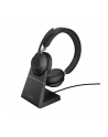 Jabra Evolve2 65, headset (black, Microsoft Teams, USB-A, charging station) - nr 50
