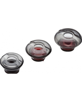 Plantronics Voyager 5200 replacement ear tips, essay (black / transparent, Large)