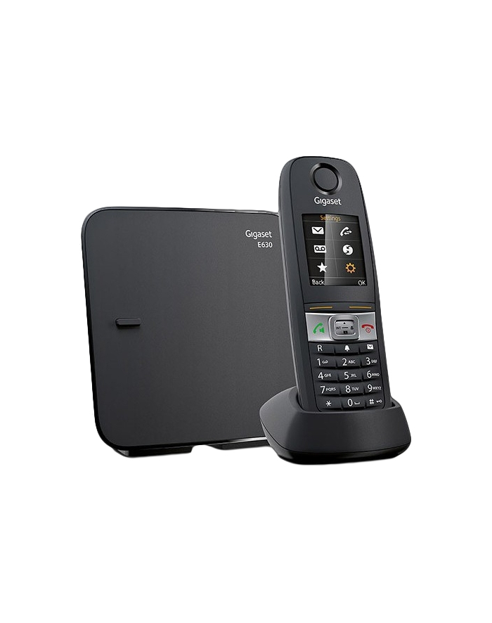 Gigaset E630 phone black S30852-H2503-B101 główny