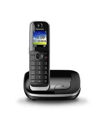 Panasonic KX-TGJ310GB, analog phone (black / silver)