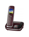 Panasonic KX-TGJ320 AB, analog telephone (red) - nr 3