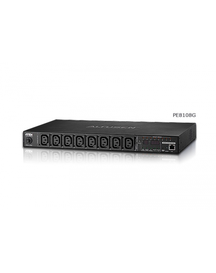 aten Listwa zasilająca 10A 8-Outlet 1U Outlet Metered PDU PE8108G-AX-G główny