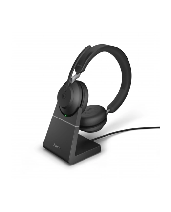 Jabra Evolve2 65, headset (black, Microsoft Teams, USB-A, charging station)
