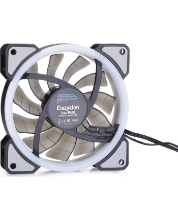 Alphacool Eiszyklon Aurora LUX Digital RGB - 3 Kit 120x120x25mm, case fan (3-pack, including digital RGB LED controller.)