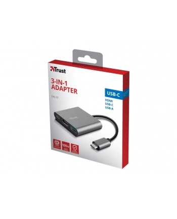 TRUST DALYX 3-IN-1 USB-C ADAPTER