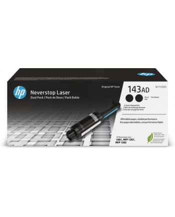 hp inc. HP 143AD Neverstop Toner Reload Kit 2-Pack