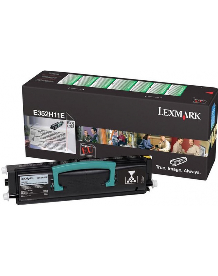 LEXMARK E350, E352 toner cartridge black standard capacity 9.000 pages 1-pack return program główny