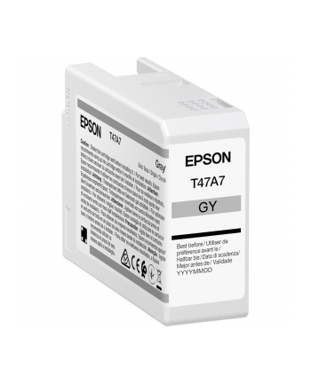 EPSON Singlepack Gray T47A7 UltraChrome Pro 10 ink 50ml