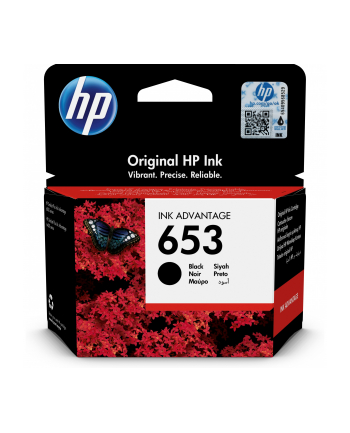 hp inc. HP 653 Black Original Ink Advantage Cartridge