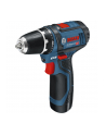 bosch powertools Bosch cordless drill screwdriver GSR 12V-15 Professional (blue / black, 2x Li-ion battery 2.0Ah) - nr 4